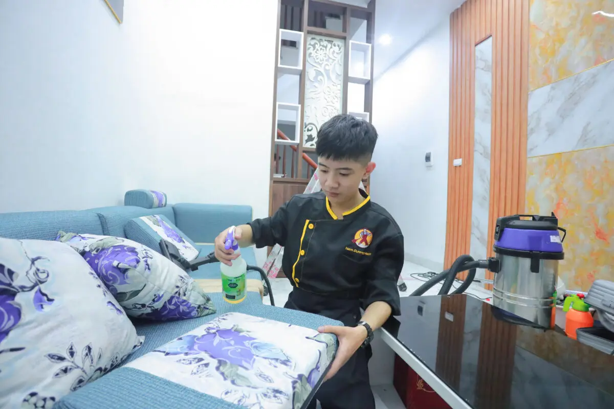 Giặt nệm tại Nam Dương Home